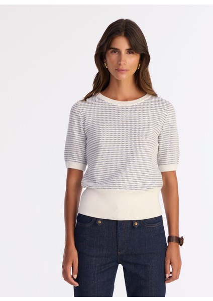 Regular Bisiklet Yaka Kısa Kol Kazak fiyatları