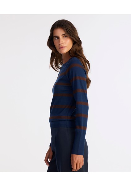 Regular Kayık Yaka Uzun Kol Kazak modelleri