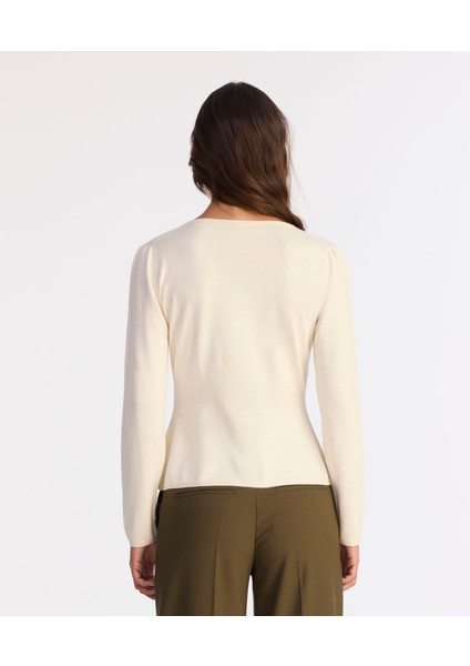 Regular V Yaka Uzun Kol Kazak fırsatları