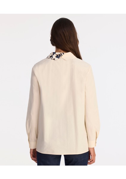 Geniş Gömlek Yaka Uzun Kol Gömlek fırsatları