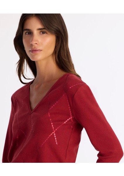 Regular V Yaka Uzun Kol Kazak modelleri