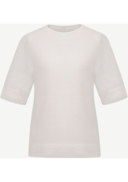 Regular Dik Yaka Kısa Kol Kazak fırsatları