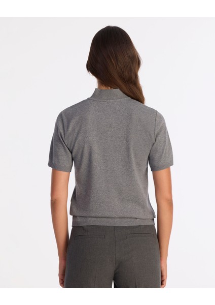 Regular Yarım Balıkçı Yaka Kısa Kol Kazak fırsatları