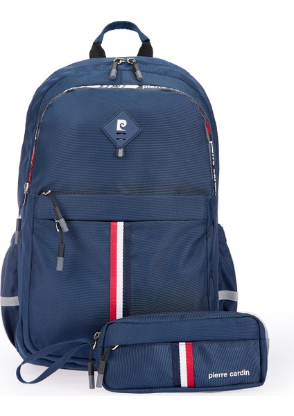 180011-1002 Okul Çantası Kalemlikli Suya Dayanıklı Çok Bölmeli