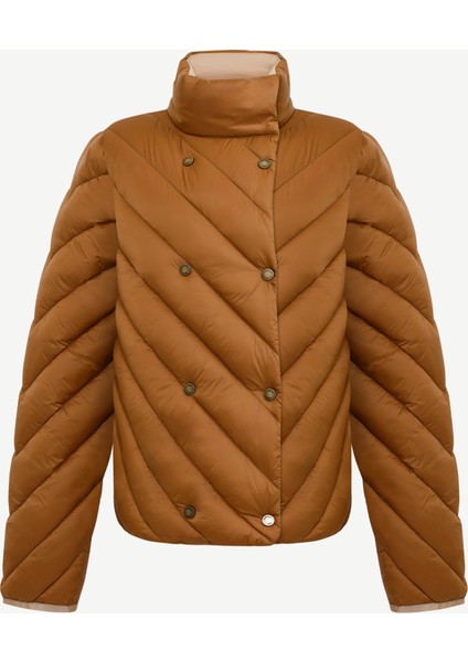 Regular Dik Yaka Uzun Kol Mont