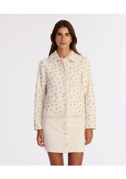 Cropped Bisiklet Yaka Uzun Kol Ceket modelleri