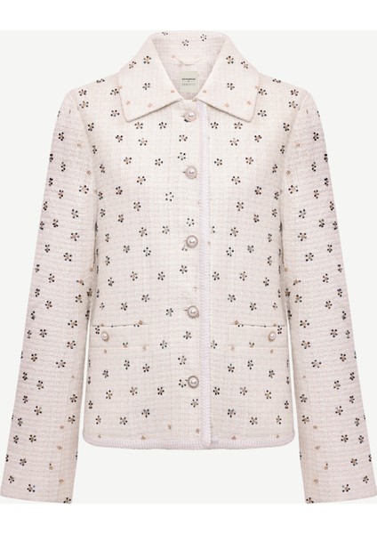 Cropped Bisiklet Yaka Uzun Kol Ceket indirimleri