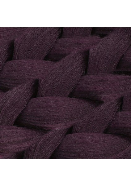 Sentetik Örgülük Saç 100 gr - Mürdüm Moru modelleri