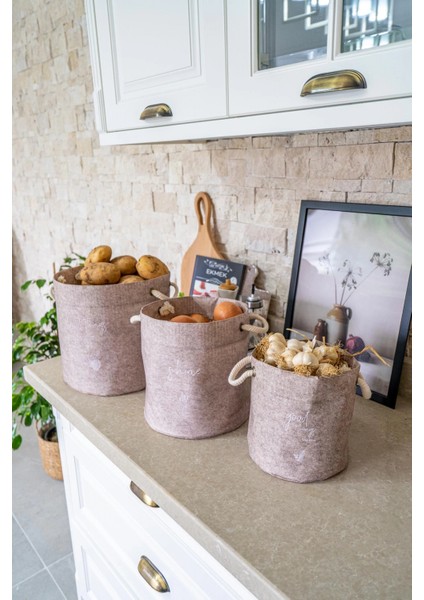 Kulplu Yuvarlak Düzenleyici Çok Amaçlı Kolay Taşınabilen Organizer Keçe Sepet (Mega) 03648 fiyatları