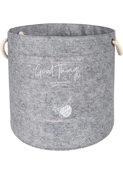 Kulplu Yuvarlak Düzenleyici Çok Amaçlı Kolay Taşınabilen Organizer Keçe Sepet (Mega) 03648 fırsatları