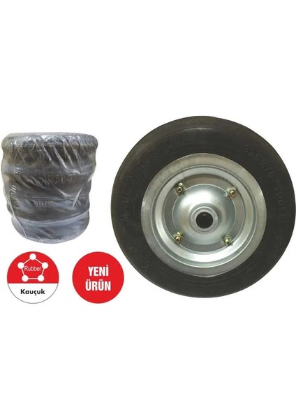 Tkr 001 El Arabası Tekeri Dolgu Teker Burçlu