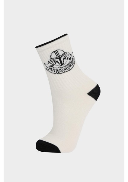 Erkek Çocuk Star Wars-Mandalorian 2'li Pamuklu Uzun Çorap fiyatları