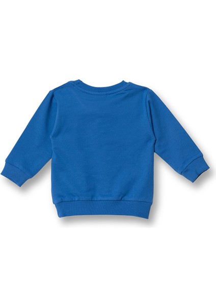 Erkek Bebek Sweatshirt Timsah Baskılı Bisiklet Yaka Uzun Kol fiyatları