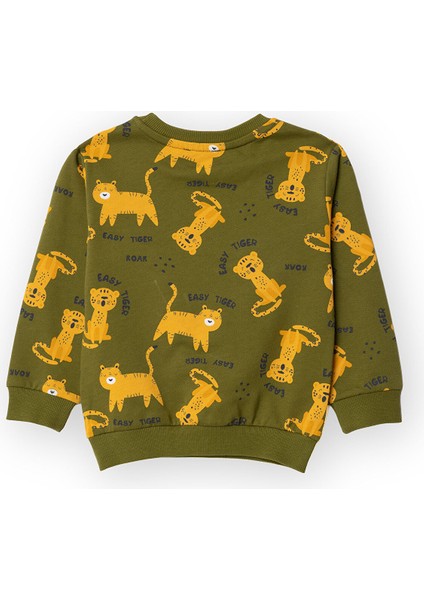 Erkek Bebek Sweatshirt Bisiklet Yaka Uzun Kol fiyatları