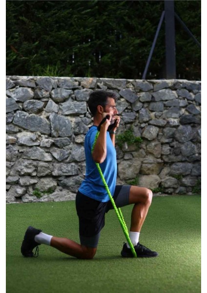 Yeşil Orta Dirençli Esneme Bandı, Sağlıklı Egzersiz Aleti fırsatları