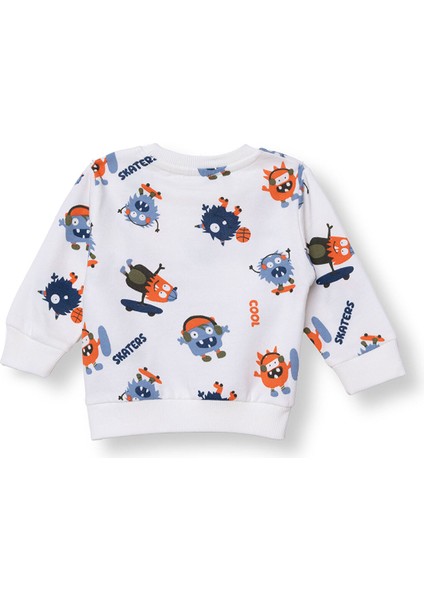 Erkek Bebek Sweatshirt Bisiklet Yaka Uzun Kol fiyatları