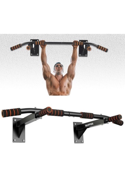 Renkli Duvara Monte Yatay Bar, Ev ve Spor Salonu Için Sağlam Egzersiz Aleti modelleri