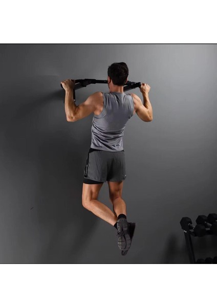 Renkli Duvara Monte Yatay Bar, Ev ve Spor Salonu Için Sağlam Egzersiz Aleti