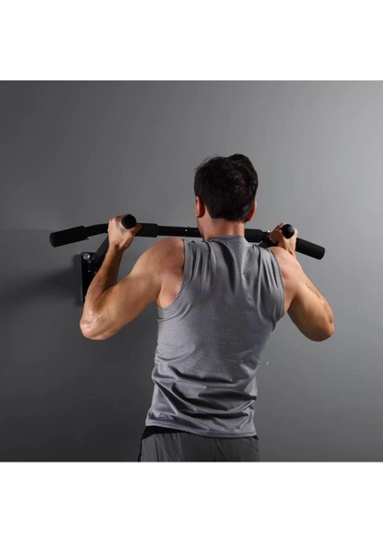 Renkli Duvara Monte Yatay Bar, Ev ve Spor Salonu Için Sağlam Egzersiz Aleti