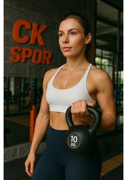 10 kg Siyah Kettlebell Dambıl Ağırlık Çaydanlık Tipi CKS204 fiyatları