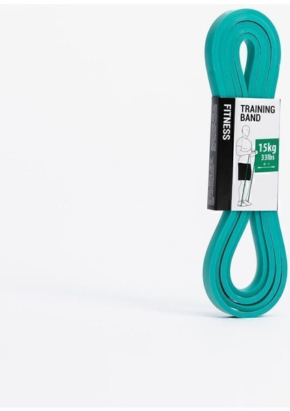 Turkuaz Direnç Bandı 15 kg - Egzersiz ve Fitness Için Çok Amaçlı Bant indirimleri
