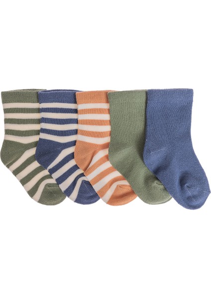 Erkek Bebek 5'li Soket Çorap