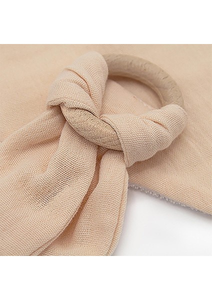 Silikon Diş Kaşıyıcılı Bürümcük Müslin Önlük Somon modelleri