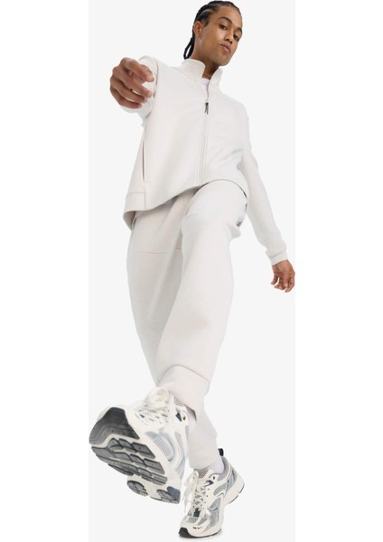 Fit Standart Fit Fermuar Cepli Düz Paça Yumuşak Tuşe Skuba Dalgıç Kumaş Sporcu Jogger Eşofman Altı indirimleri