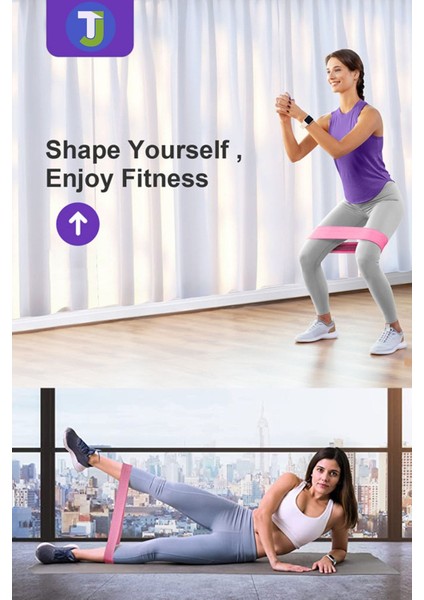 Ikili Direnç Bandı Seti, Spor ve Fitness Egzersizleri Için Siyah Loop Lastik modelleri