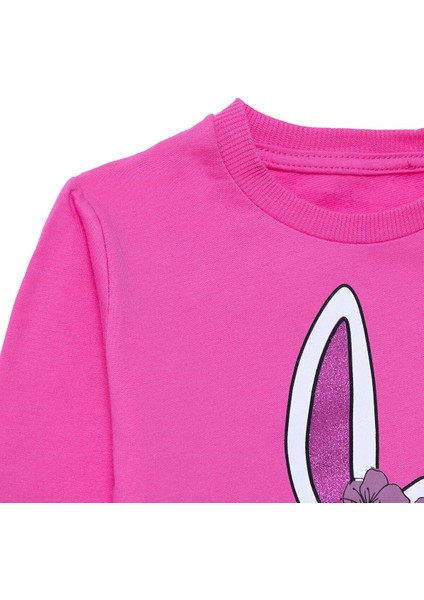 Kız Bebek Sweatshirt Bisiklet Yaka Uzun Kol modelleri