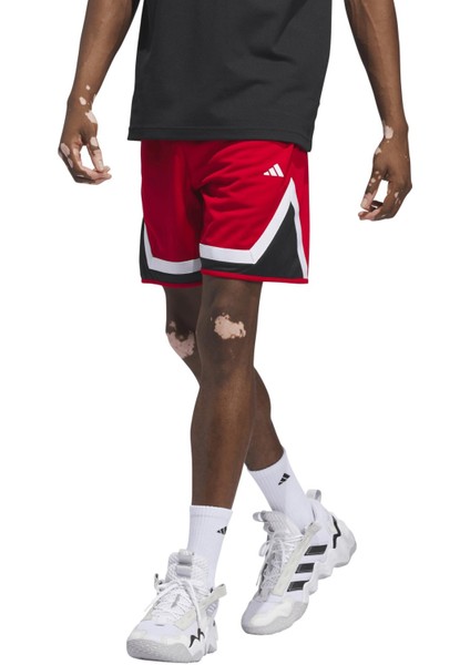 AIY2122 Adidas Pro Block Short Erkek Basketbol Şortu Kırmızı