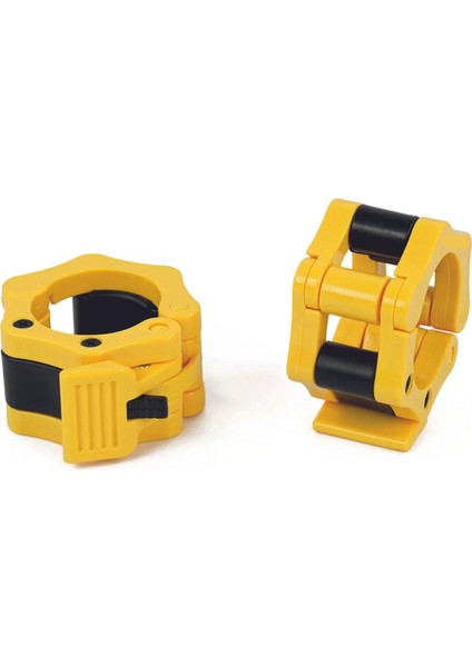 Sarı Plastik Olimpik Bar Klipsi, Dayanıklı ve Pratik Spor Ekipmanı Aksesuarı