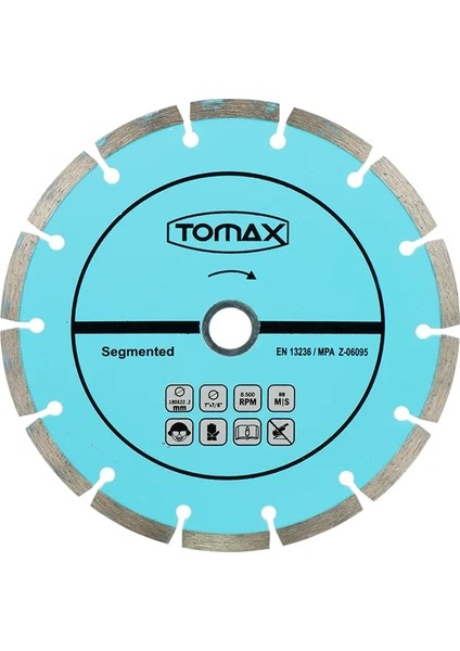 Segmentli Elmas Beton Kesici Disk - 230X2,4X22