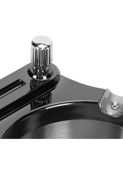 Parlak Retro Metal Küllük – Çok Amaçlı Masaüstü Organizer, Çakmaklı ve Yeniden Kullanılabilir Kibritli modelleri