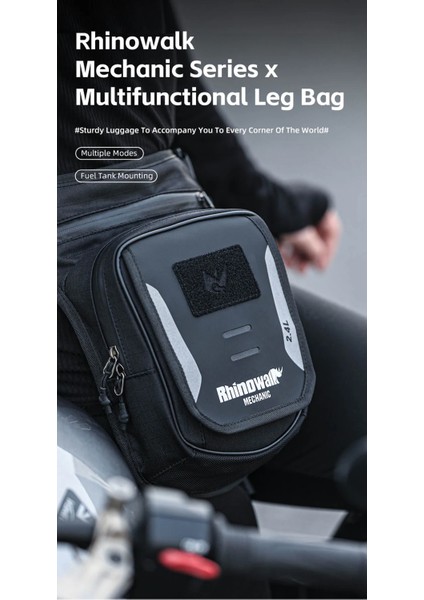 2.4l Manyetik Su Geçirmez Çok Fonksiyonlu Motosiklet Bacak Çantası – Bel Çantası – Depo Çantası modelleri