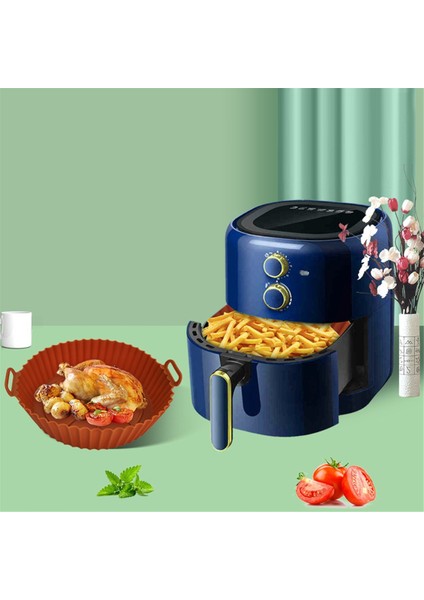 Hava Fritöz Tavası Silikon Sepet Tekrar Kullanılabilir Hava Fritöz Tavası Pedi Gri (Yurt Dışından) modelleri