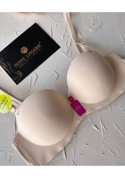 Violet Dikişsiz Lazer Kesim Double Push-Up Balensiz Iz Belli Etmez Straplez Kesim Kaliteli Sütyen fiyatları