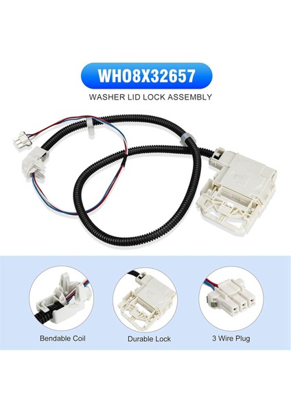 WH08X32657 WH08X31222 Çamaşır Makinesi Kapağı Kilidi (Yurt Dışından)