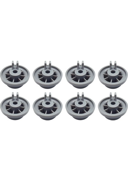 8 Adet Bulaşık Makinesi Yedek Raf Tekerlekleri Alt Raf Sepet Tekerlekleri (Yurt Dışından)