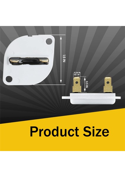 3390719 Kurutma Makinesi Termal Sigortası 688841 690198 279650'YI Değiştirir (8 Paket) (Yurt Dışından) modelleri