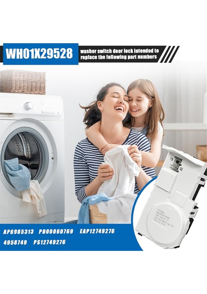 WH01X29528 Çamaşır Makinesi Kapı Kilidi Uyumlu (Yurt Dışından) fiyatları
