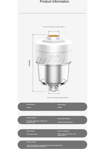 Banyo Filtresi Su Arıtma Cihazı Ev Duş Su Isıtıcısı Filte-C (Yurt Dışından) fırsatları