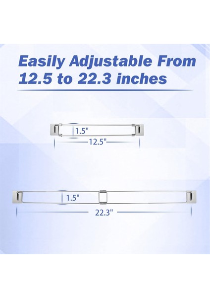 Rv Güvenli Ayarlanabilir Barlar, Rv Buzdolabı Için Gıda Sabitleyiciler (2 Adet) (Yurt Dışından) fırsatları