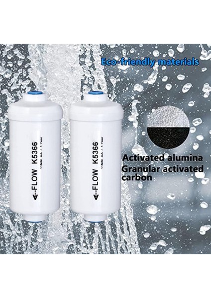 Su Filtreleme Sistemi Için 2 Adet Florürlü Su Filtresi K5366 (Yurt Dışından) fiyatları