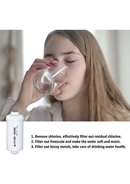 Su Filtreleme Sistemi Için 2 Adet Florürlü Su Filtresi K5366 (Yurt Dışından) indirimleri