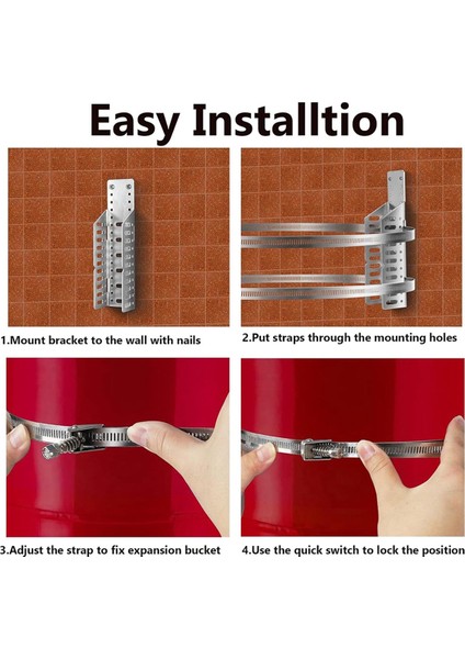 Sıcak Su Isıtıcısı Için Genleşme Tankı Montaj Braketi, (Yurt Dışından) indirimleri