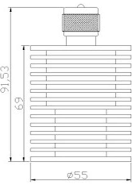 Rf Koaksiyel Sahte Yük 50W U Stili Uhf PL259 M Erkek Fiş Konnektörü (Yurt Dışından) fiyatları