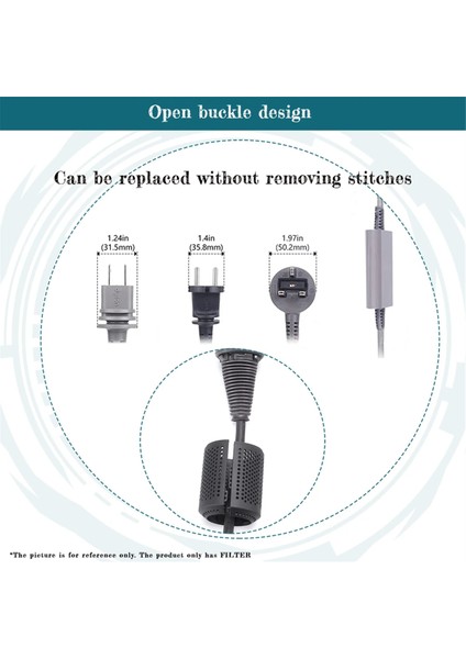 Saç Kurutma Makinesi Için Dış Filtre Kapağı HD01 HD03 HD07 HD08 A (Yurt Dışından) modelleri