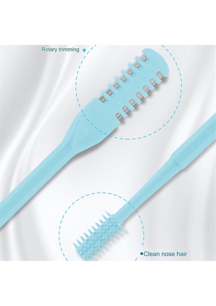 2'si 1 Arada Burun Kılı Kesme Makinesi, 360° Dönebilen Burun Kılı Kesme Makinesi, Mavi (Yurt Dışından) indirimleri