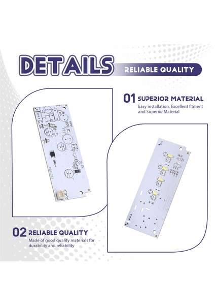 3 Adet Buzdolabı LED Işık Kiti W10515058 W10515057 LED Lamba Sürücüsü (Yurt Dışından) indirimleri